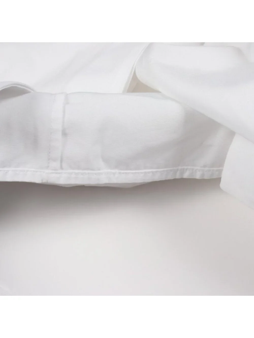 Chanel Frill Blouse Cotton Shirt